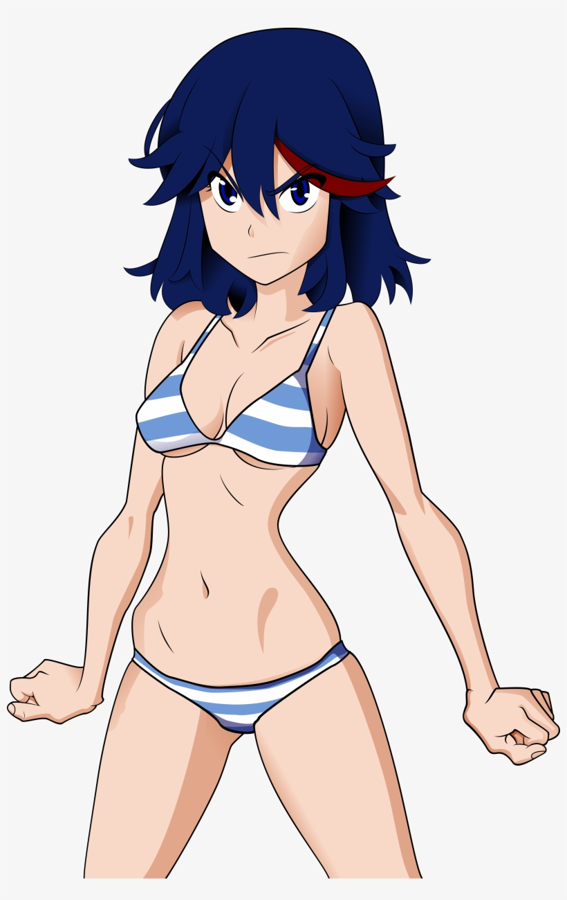 Huge Vector Of Ryuko In Bikini, transparent png