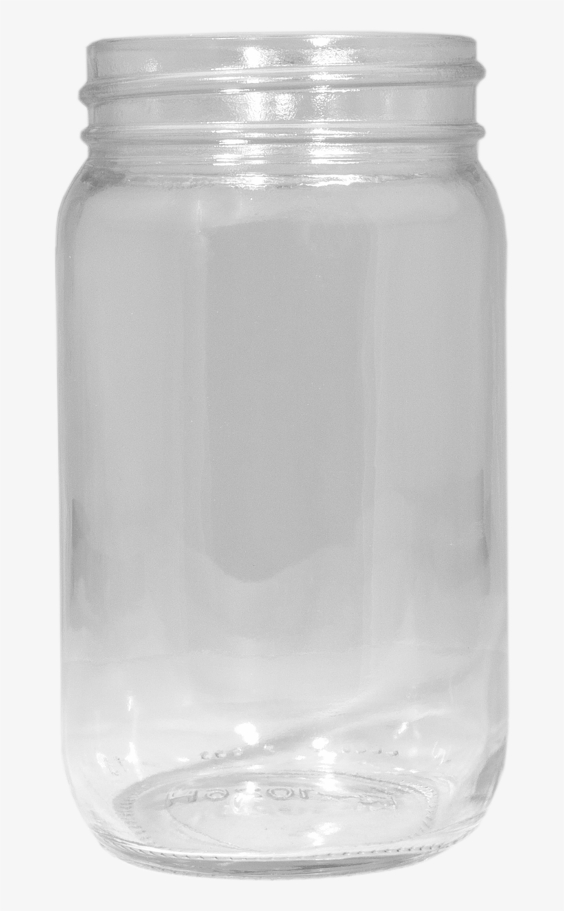 Containers And Lids, Glass Jars, 16 Oz - Glass Bottle, transparent png