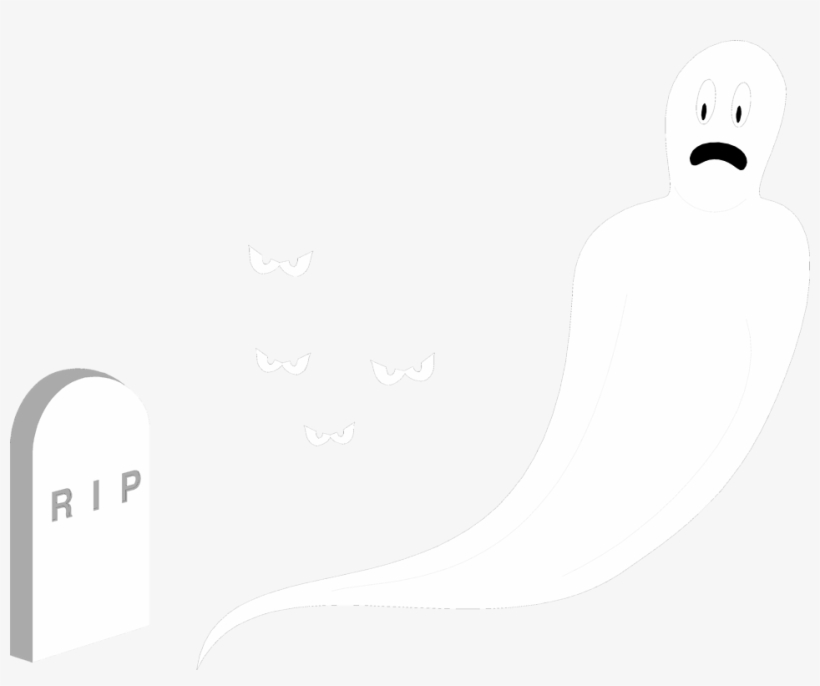 Illustration Of A Ghost By A - Illustration, transparent png