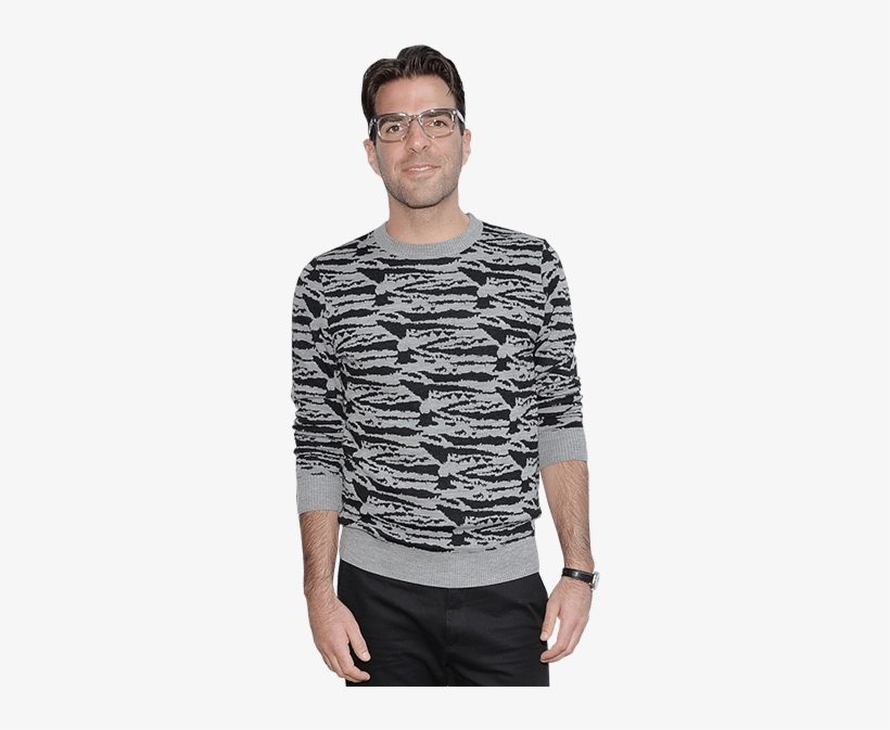 Zachary Quinto On His New Reality Show The Chair And - Long-sleeved T-shirt, transparent png