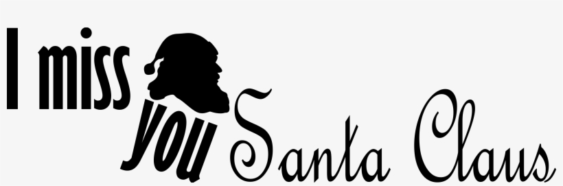 3312 X 936 28 - Miss You Santa, transparent png