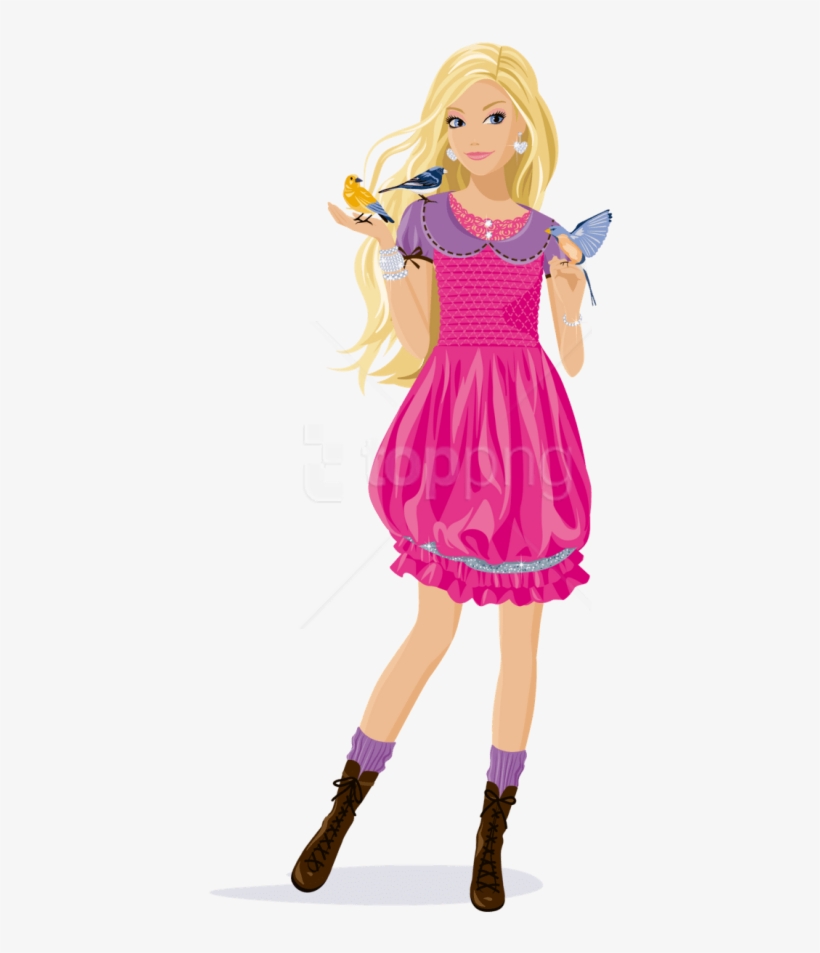 Free Png Images - Vector Barbie Doll Png, transparent png