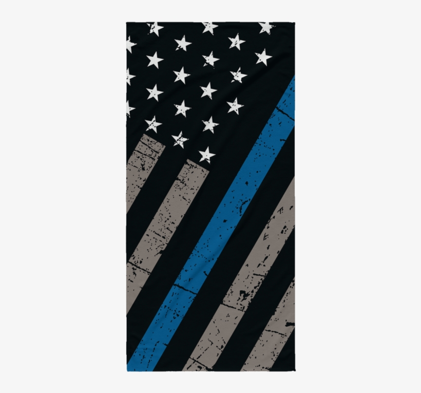 Thin Blue Line Beach Towel - Flag Of The United States, transparent png