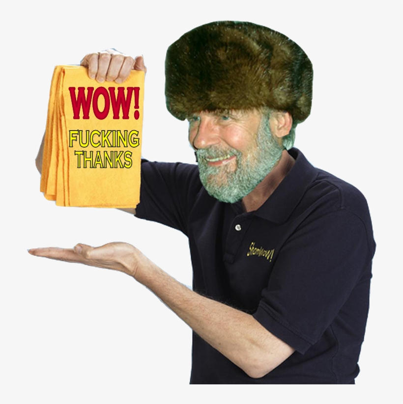 Wow Fucking Thanks Vince Offer - Shamwow Guy, transparent png