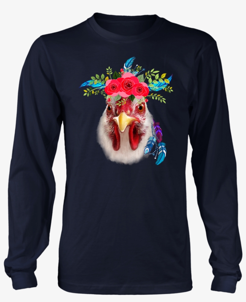 Chicken Head And Flower - Science Related Christmas Shirts, transparent png