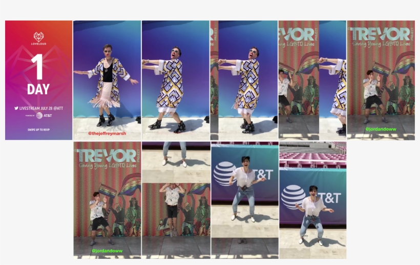 21) At&t Love Loud Festival Transitions - Trapeze, transparent png