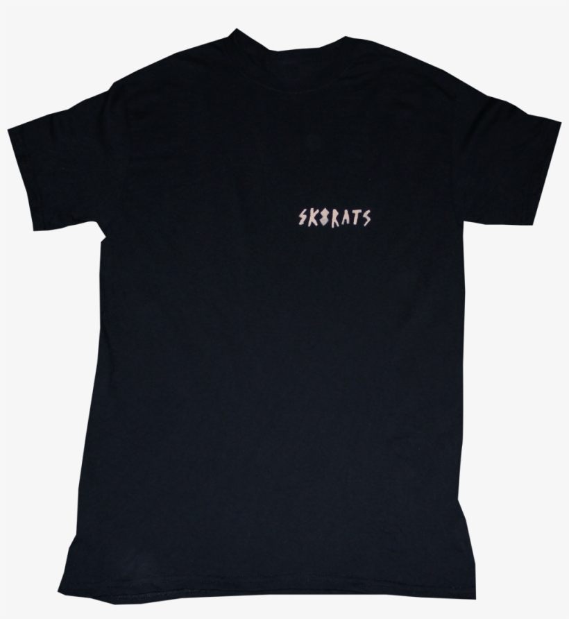 Sk8rats Font Bleached Shirt - Art Quotes T Shirt, transparent png