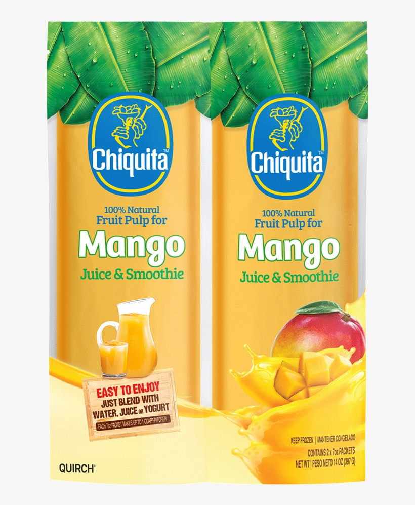 Mango Pulp - Chiquita Banana, transparent png