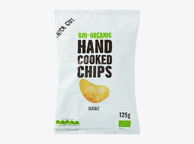 Organic Sea Salt Hand Cooked Crisps - Potato Chip, transparent png