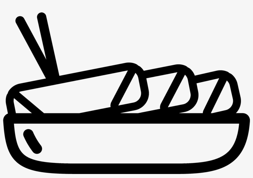 Shrimp Vietnamese Spring Rolls - Spring Roll Icon Png, transparent png