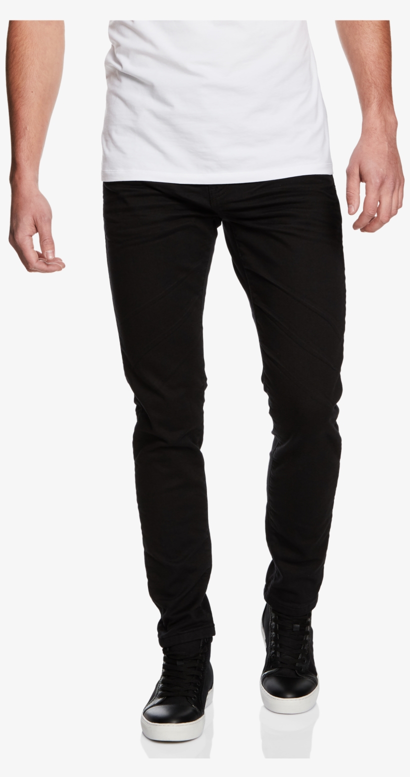 Black Amana Slim Tapered Jean - Pocket, transparent png