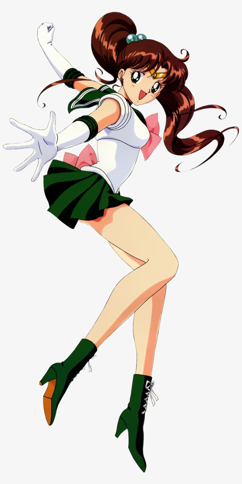 Sailor Moon Transparent Sailor Jupiter - Sailor Jupiter Clipart, transparent png