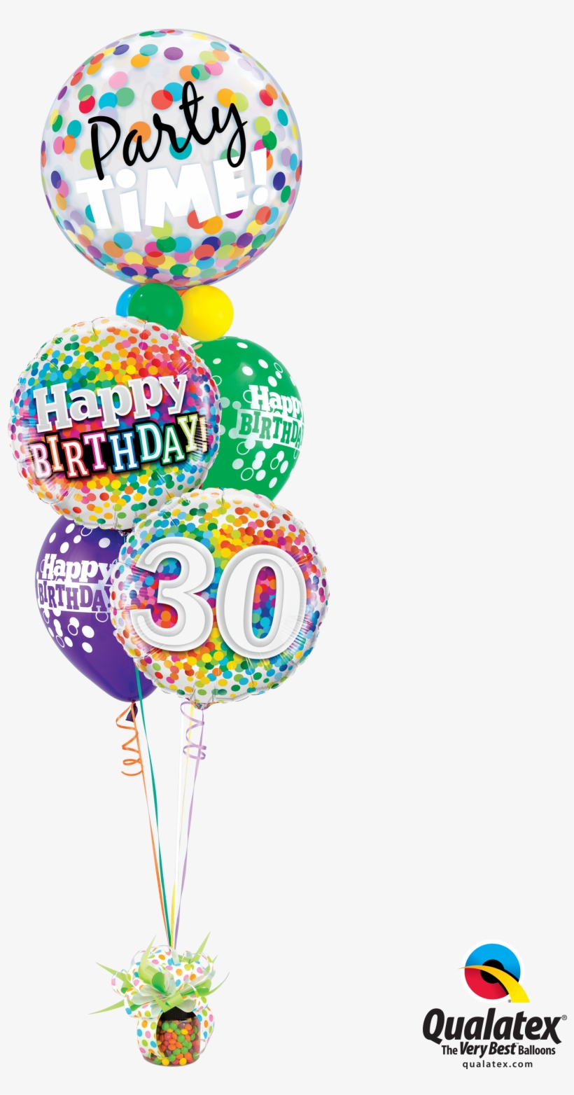 Party Time Balloon Bundle Display - Party Time Balloon, transparent png