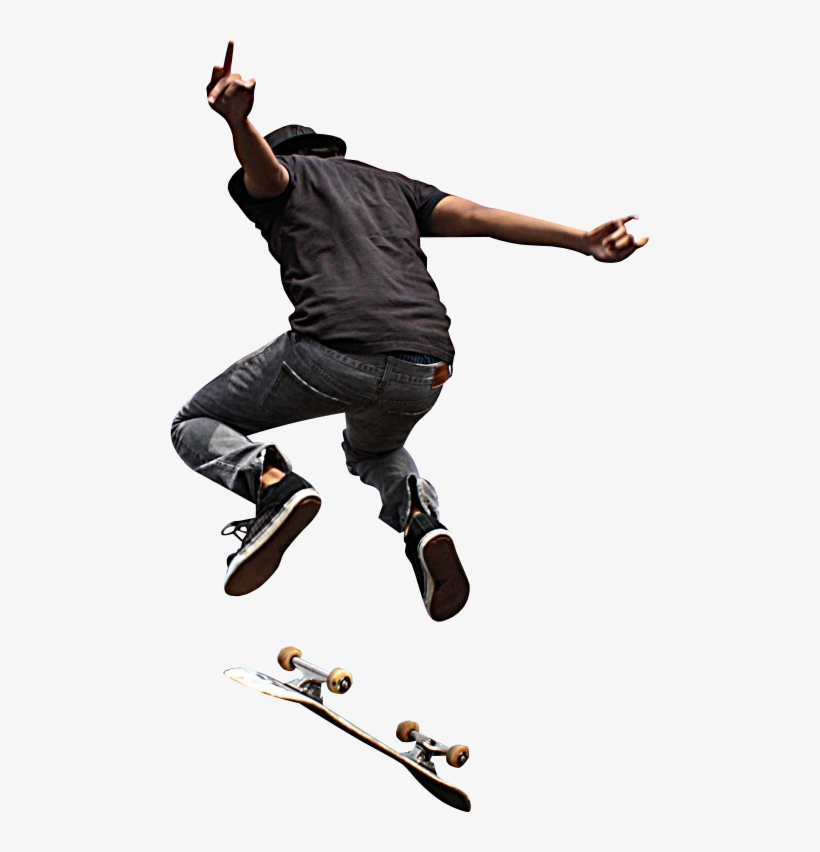 Photo Skater - Jumping, transparent png