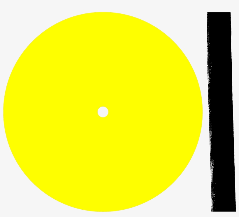 Minimal Turntable Red Black On White 15 Oct 2012 - Peace Sign, transparent png