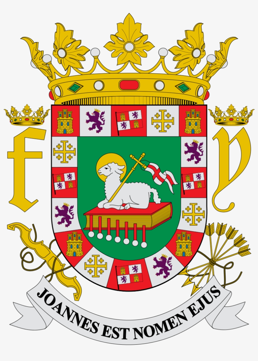 Escudo De Puerto Rico - Puerto Rico Coat Of Arms, transparent png