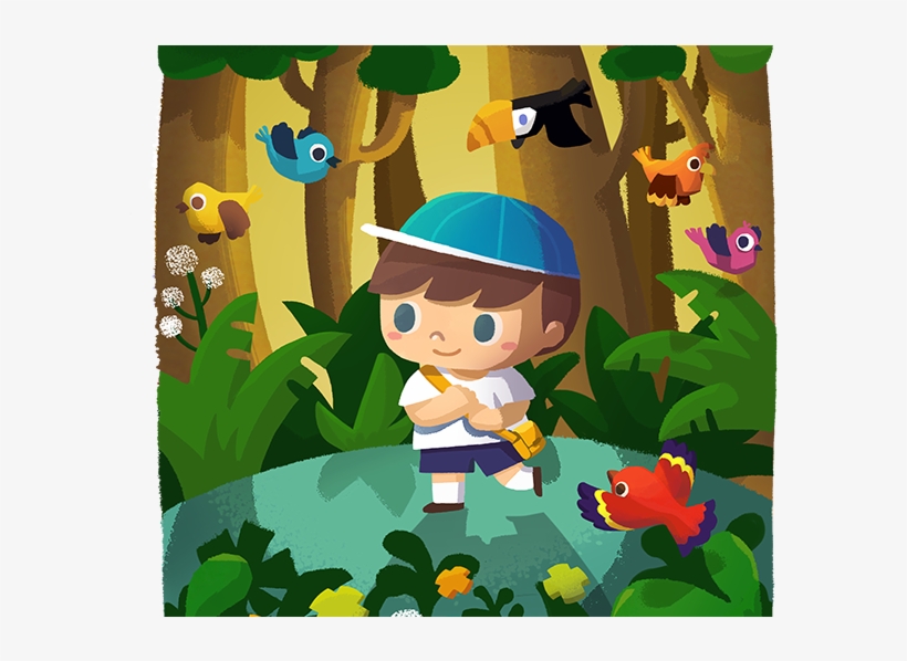 In Forest - Cartoon, transparent png