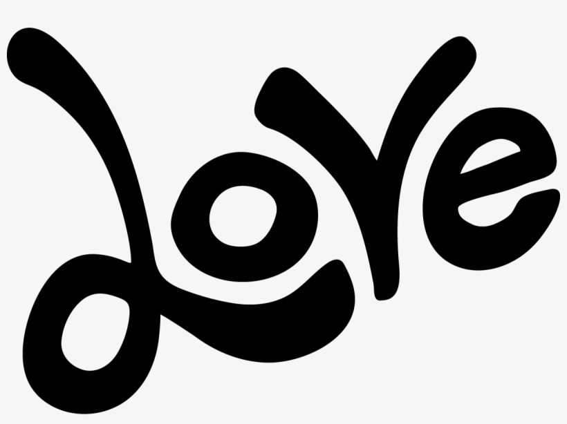 Word Clipart Love - Love Word Png Transparent, transparent png