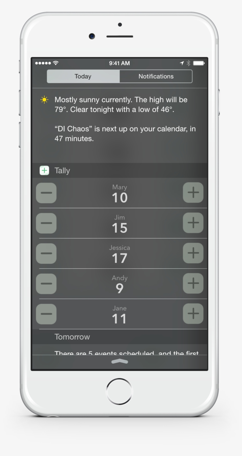 Tally2 Iphone6 Today - Smartphone, transparent png