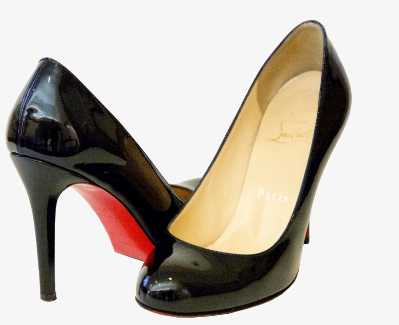 "simple 100" Patent Leather Pumps By Christian Louboutin - Basic Pump, transparent png