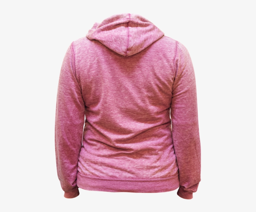 Ladies Burnout Zip Hoody - Hoodie, transparent png
