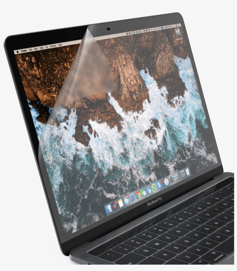 Anti Glare Screen Protector For 13 Inch Macbook Pro - Netbook, transparent png