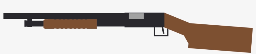Pump-action Shotgun - Assault Rifle, transparent png