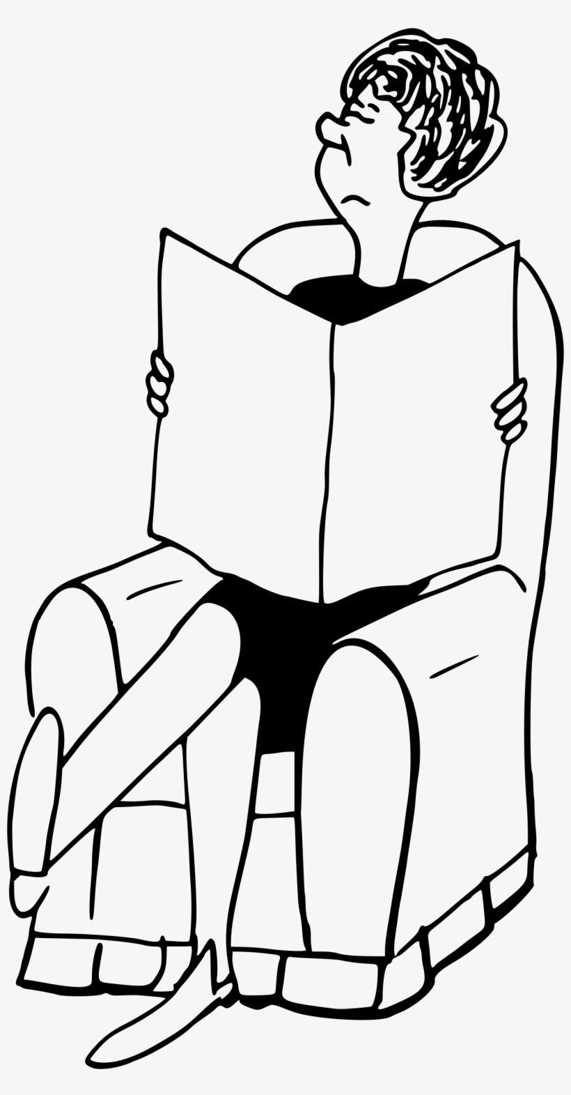 This Free Icons Png Design Of Woman In Armchair, transparent png