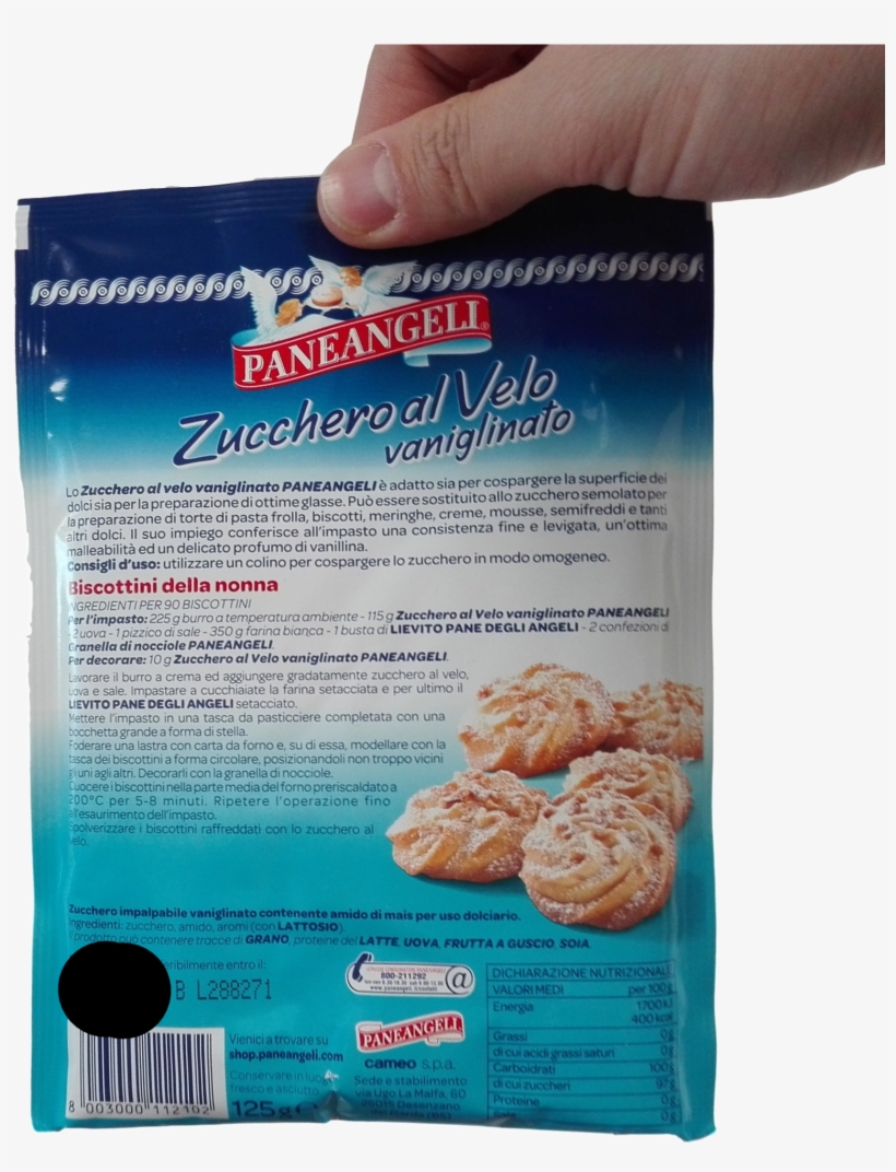 Paneangeli Icing Sugar Gr 125 With Vanilla X - Paneangeli, transparent png