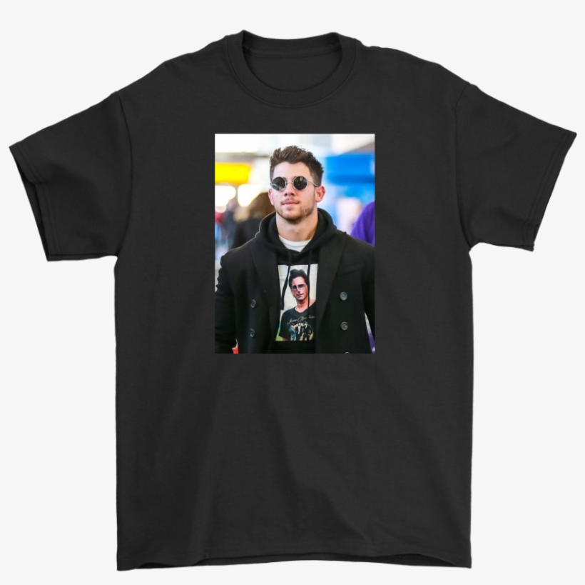 Nick Jonas Wearing A Shirt Of John Stamos Wearing A - Friendship Printed Shirt, transparent png
