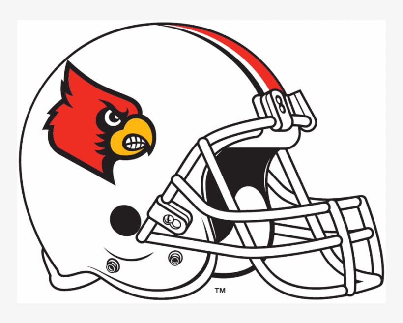 Louisville Cardinals Iron On Stickers And Peel-off - Ohio University Football Helmet, transparent png