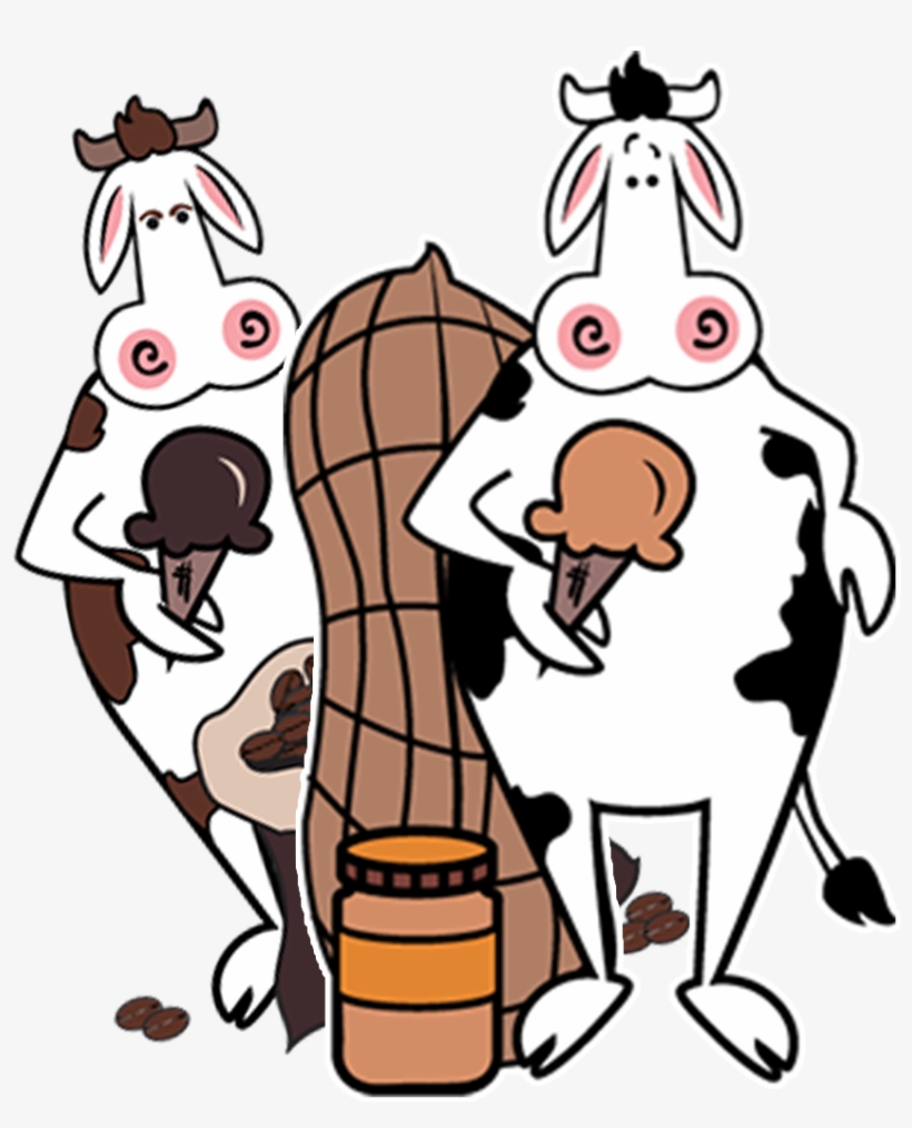 Comfy Cow Ice Cream - Happy Keto Birthday Cartoon Transparent, transparent png