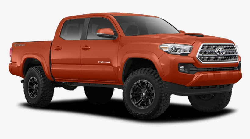 2017 Toyota Tacoma Double Cab Trd Sport - Orange Toyota Tacoma 2017 Sport, transparent png