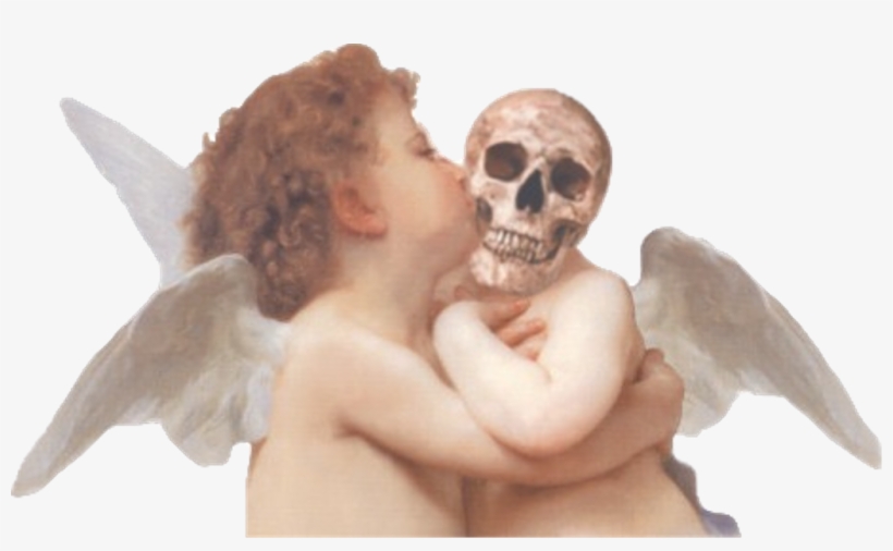 #cherub #heavenly #skull #angelic #angel #aesthetic - Aesthetic Angel Png, transparent png