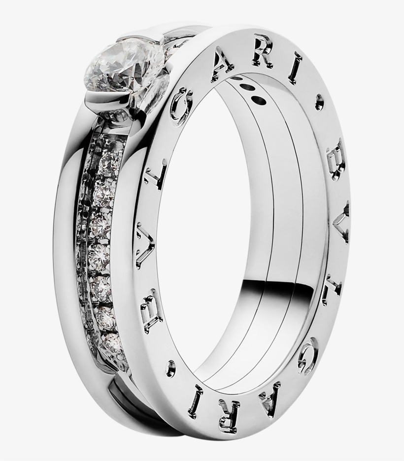 Zero1 Ring - Bvlgari Diamond Ring, transparent png
