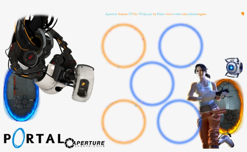Ps Vita Portal 'dynamic' Wallpaper Photo Imapotato - Portal 2, transparent png
