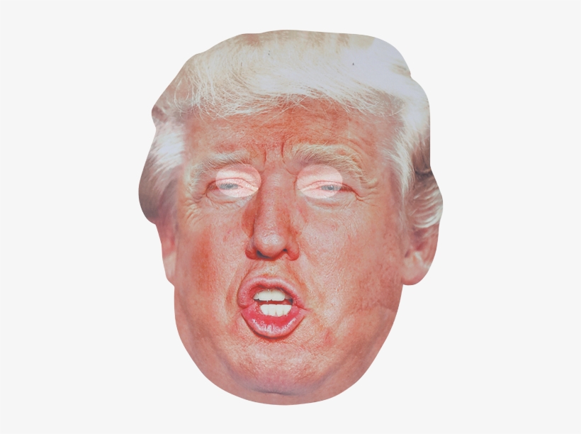 Bobble Hedz Trump Mask - Sketch, transparent png