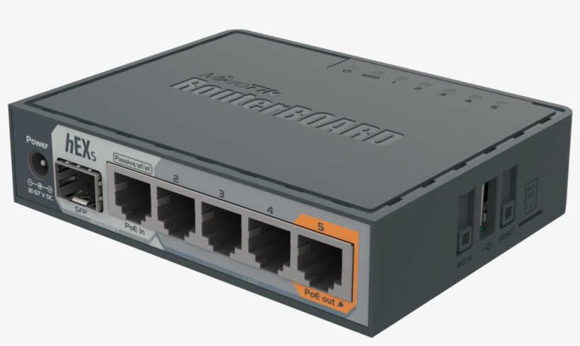 High Resolution Images - Mikrotik Hex S Rb760igs, transparent png