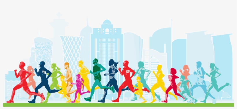 Register Today, Get Training, And We'll See You On - Doha Marathon 2019 Logo, transparent png