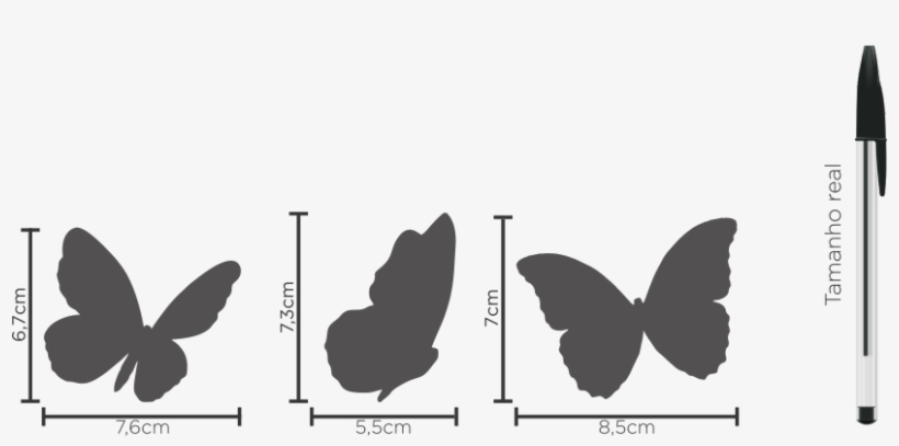 O Modelo Adesivo De Parede Borboletas, Possuem Tamanhos - Brush-footed Butterfly, transparent png
