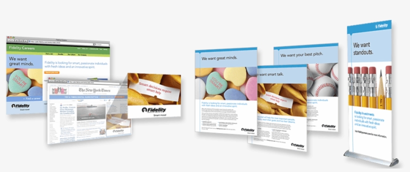 Work Samples Of Fidelity Investments Recruitment Campaign, transparent png
