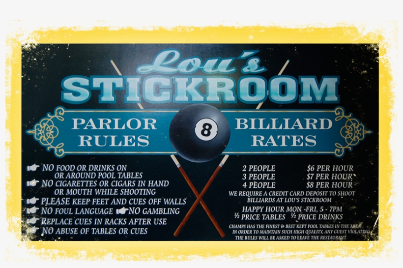 Lou's Stickroom Sign - Seward And Kissel, transparent png