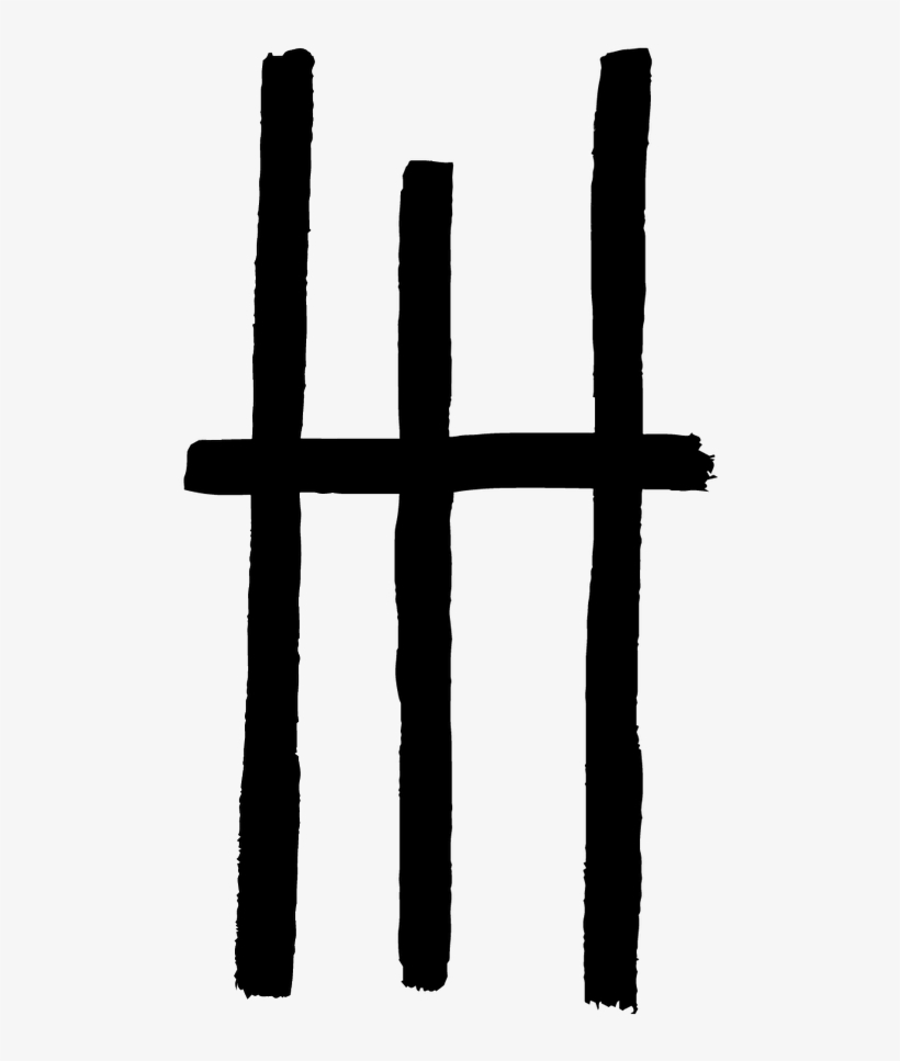 It Is The Greek Letters Iota I And Eta H Which Are - Cross, transparent png