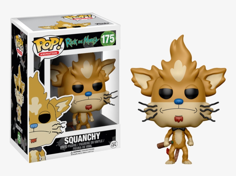 Pop Figure Rick And Morty Rick Squanchy - Funko Pop Rick And Morty Squanchy, transparent png