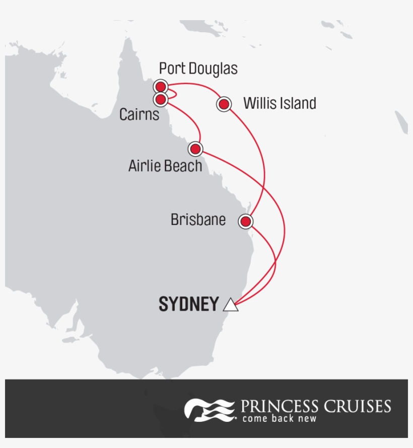 Queensland Coastlines - Princess Cruises, transparent png