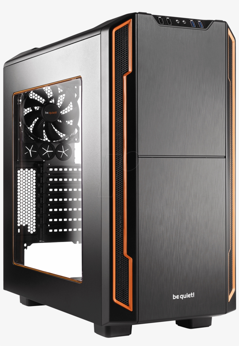 Be Quiet Silent Base 600 Orange Mit Sichtfenster - Quiet Dark Base 600, transparent png