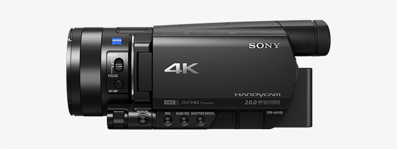 Sony Fdr-ax100 - Kamera Sony Fdr Ax100e, transparent png