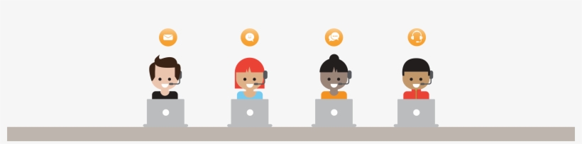 Cloud Contact Centre - Cartoon, transparent png
