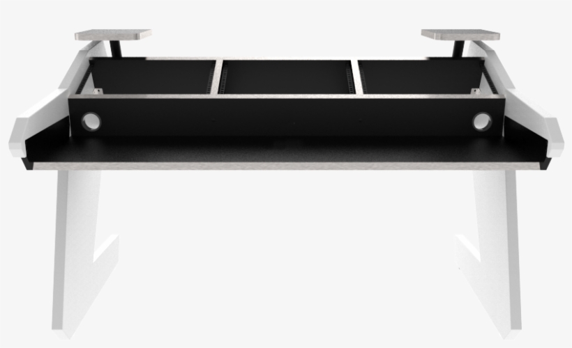 Virtuoso Desk Black&white And Ergox Studio Chair Bundle - Coffee Table, transparent png