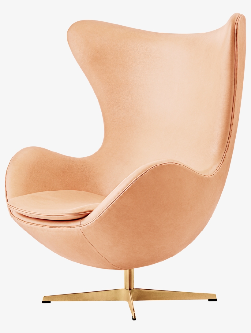 A Peach Colored Egg Chair - Egg Chair, transparent png